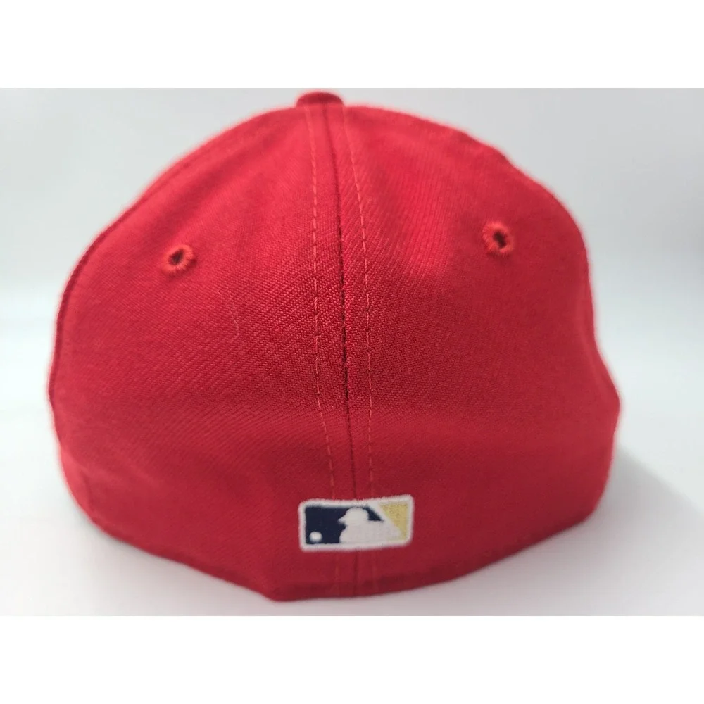 Vintage Washington Nationals‎ New Era 59Fifty Fitted 6 3/4 Hat Cap Wool MLB Red